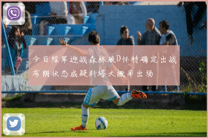 今日绿军迎战森林狼D怀特确定出战布朗状态成疑科塔大概率出场